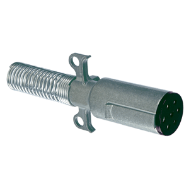Road Superior 7-Way J560 Electrical Trailer Plug | With Spring Guard | Aluminum