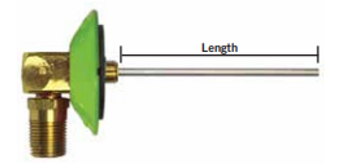 BRASS THRU-TEE ASSY, 6.25", SUPER SINGLE