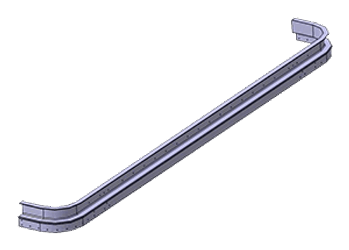 NOSE RAIL, "SLT" 101.86" - 6" RADIUS