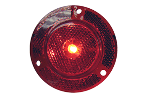 LAMP, 2.5" L.E.D., 1-DIODE, RED w/CLIP