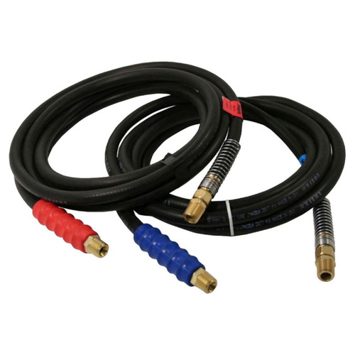 Air Hose Set, 12' With Red & Blue Grips