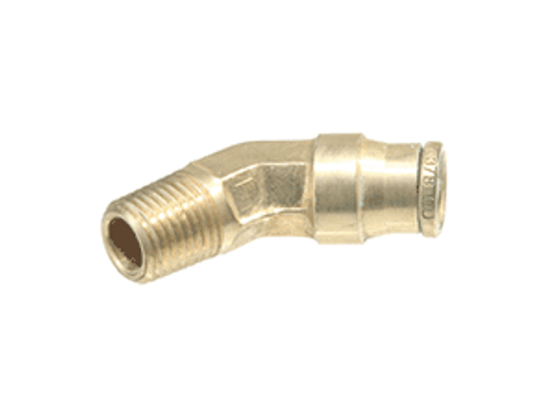 1/4" OD x 1/4" NPT 45 DEG SWIVEL (PRO-BF6-113)