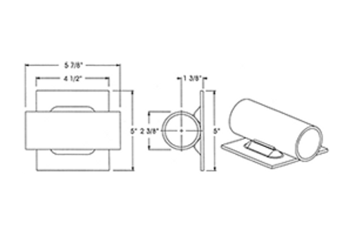 AXLE HOUSING, LANDING LEG (BUF-1002-1294)