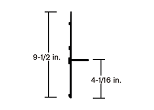 BOTTOM RAIL, (52' SECTION) (BOT-UTL-167-52)