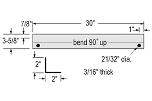 BRACE L/G MOUNTING 30IN