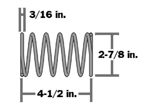 LOCK PIN COMPRESSION SPRING