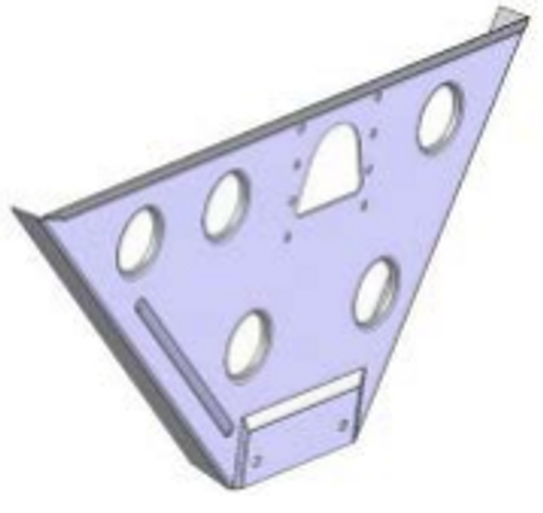 WING PLATE BRACKET, ROADSIDE (LGM-UT01)