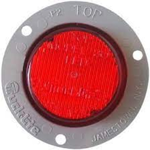 MARKER LIGHT RED with/GREY FLANGE