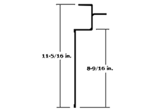 RAIL - BOTTOM, EXTERIOR SKIN (48')