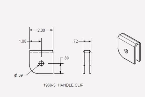 EBERHARD HANDLE BRACKET