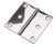 HINGE, STEEL 3 HOLE