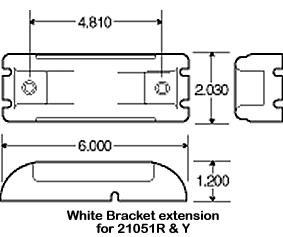 LIGHT BRACKET (WHITE) 21 SERIES === 4091