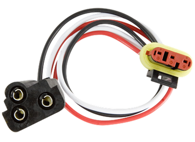 T3点 PIGTAIL, 3-WIRE WEATHERTIGHT to PL3, 10