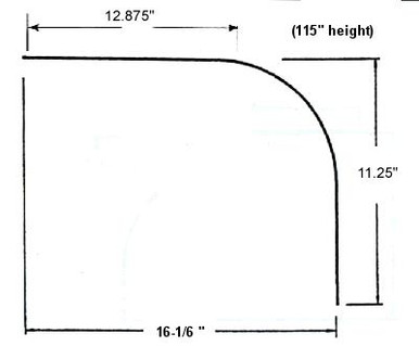 RADIUS PANEL WHITE (JONESBURRO) === 3281