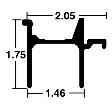 RAIL, TOP SIDE, UNIV LOWER (FULL RAIL 26 === 7637