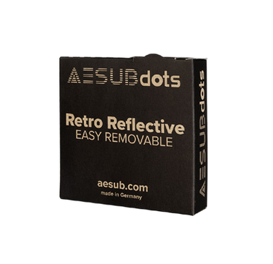 AESUBdots Retro Easy Remove Reference Targets — 6mm (Roll of 3000)