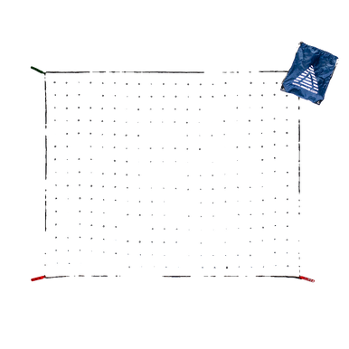 AESUB Target Net — Magnetic Retroreflective Net (1.5m × 2m)