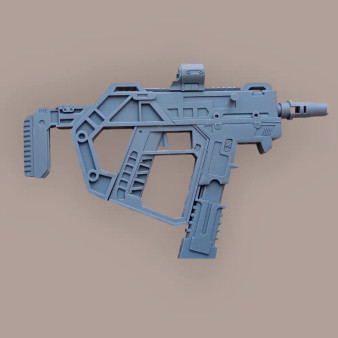 Replica Gun 8A7 Dambulla Machine Pistol 3D Printed Cosplay Prop 1:1 From Alien Fireteam Elite Videogame Replica Gun 8A7 Dambulla Machine Pistol 3D Printed Cosplay Prop 1:1 From Alien Fireteam Elite Videogame