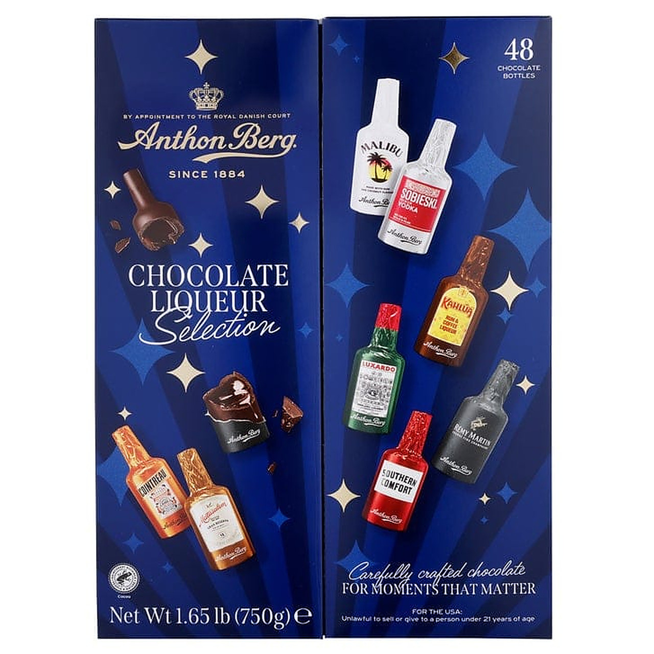 Anthon Berg Chocolate Liqueur Selection, 48 ct, 1.65 lb