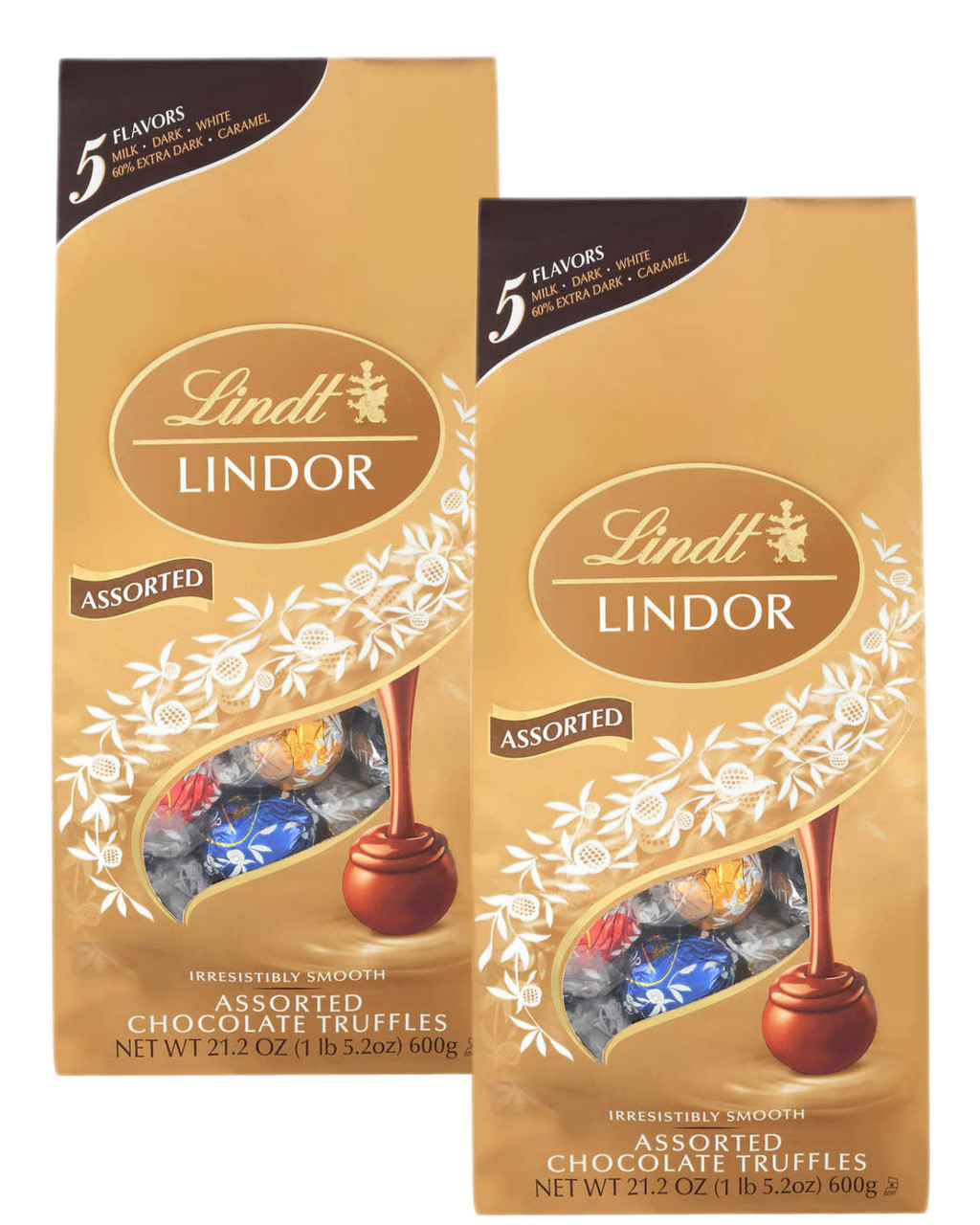 Lindt Lindor Assorted Truffles 21.2 oz 2-Pack