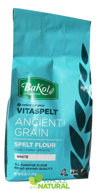 Bakol Vita Spelt White Spelt Flour, 5 lbs. 