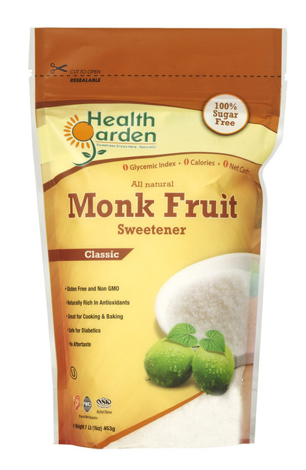 Health Garden Monk Fruit Sweetener, 1 lb.