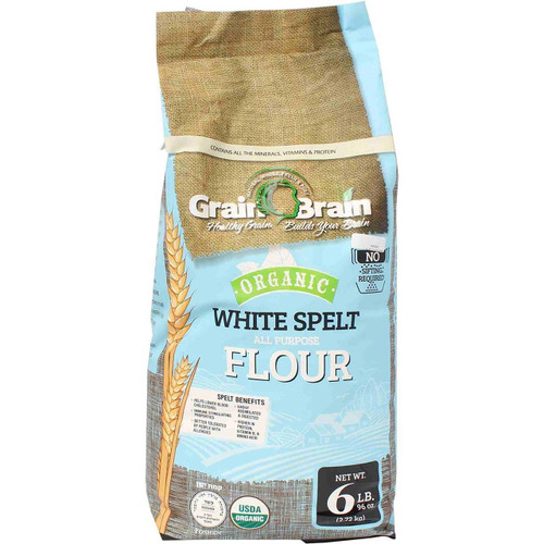 Grain Brain Best Flour White Spelt Flour, 6 lb.