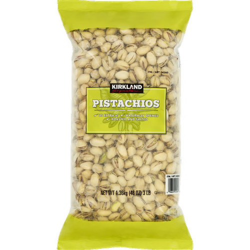 Kirkland California Pistachios Roasted and Salted, 3 lbs.