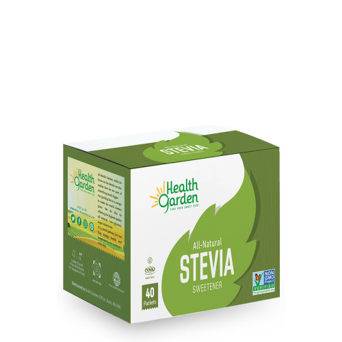 Health Garden All Natural Stevia Sweetener, 40 Packets