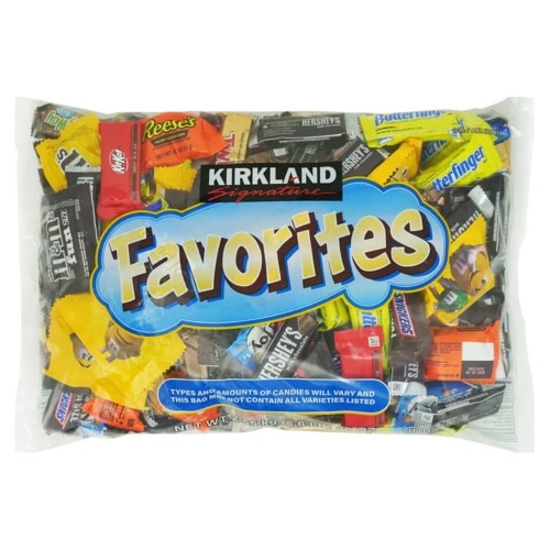 Kirkland Signature Favorites Candy Variety, 90 oz - front of bag