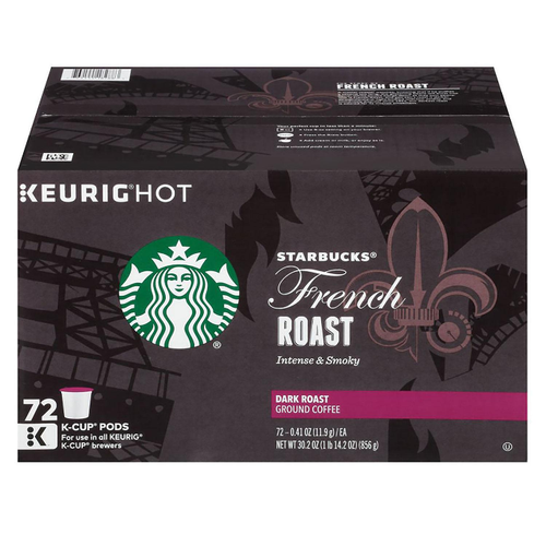 Starbucks French Roast Coffee K-Cups (72 ct.)