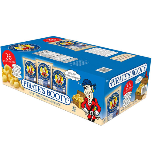 Pirate's Booty Aged White Cheddar Puffs, 0.5 oz. (36 ct.)