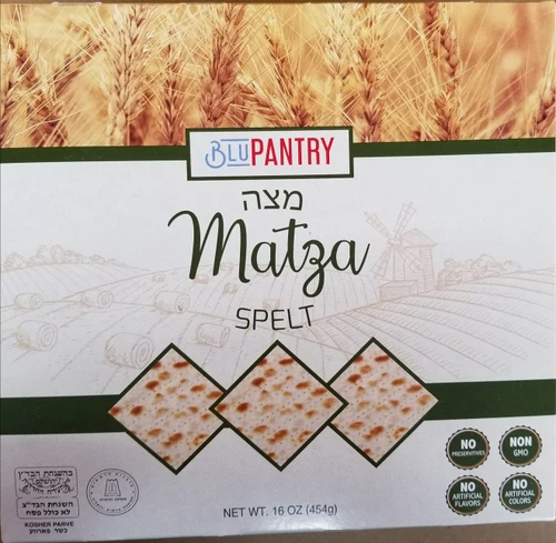 Blue Pantry Whole Spelt Matza, 16 oz. 