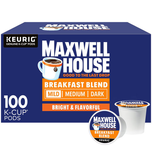 Maxwell House Breakfast Blend K-Cup Coffee Pods, 100 ct.