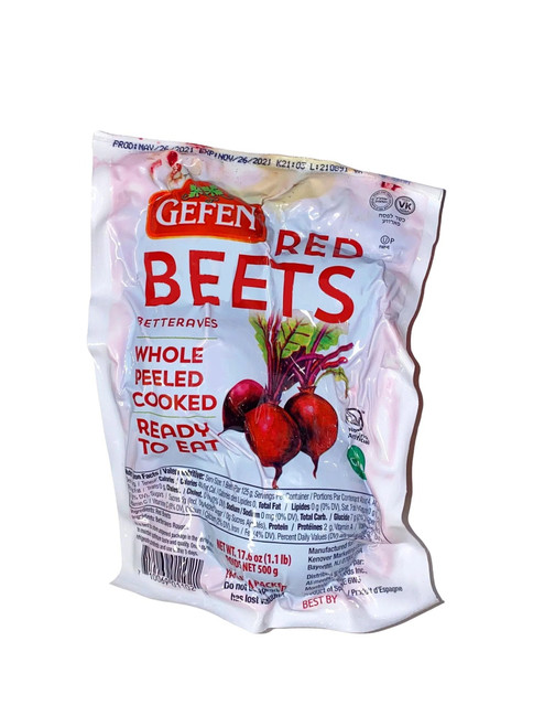Gefen Red Beets Peeled Cooked Ready to Eat, 17.6 oz