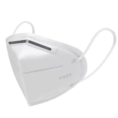 White Surgical Reusable 5 Layer KN95 Face Mask, 5 Pack 