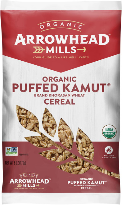 Arrowhead Mills Organic Puffed Kamut Cereal, 6 oz.