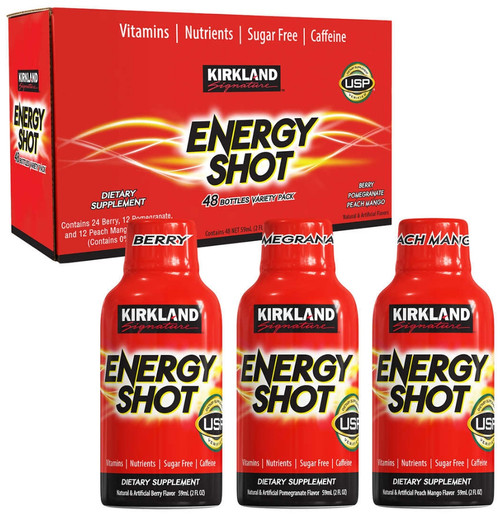Kirkland Signature Energy Shot, 48 Bottles, 2 Ounces Each