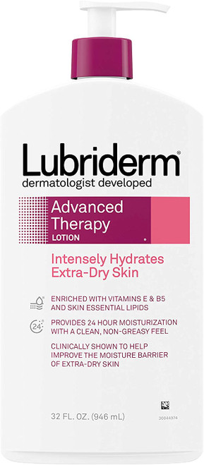 Lubriderm Advanced Therapy Moisturizing Lotion, 32 oz