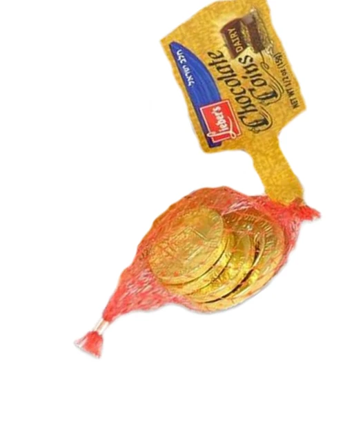 Hanukkah Milk Chocolate Gelt Coins, Chanukah Coin, 6