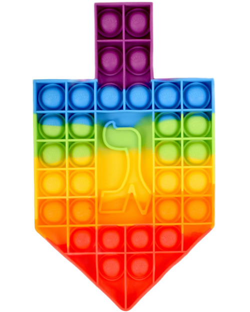 Pop It Colorful Hanukkah Dreidel