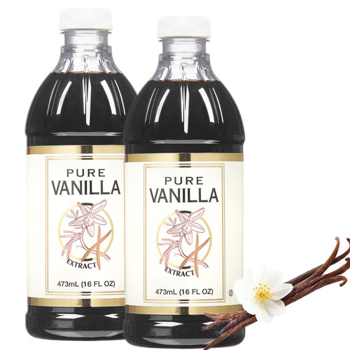 Kirkland Pure Vanilla Extract, 16 oz (Pack of 2)
