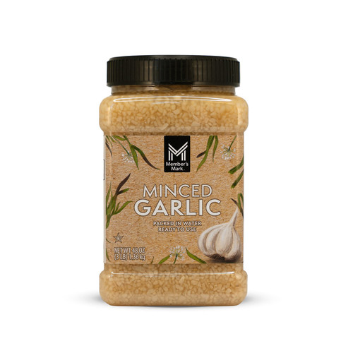 Member's Mark Minced Garlic, 48 oz – front of package
