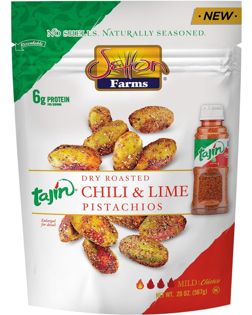 Setton Pistachios with Tajin Chili Lime Flavor, 20 oz