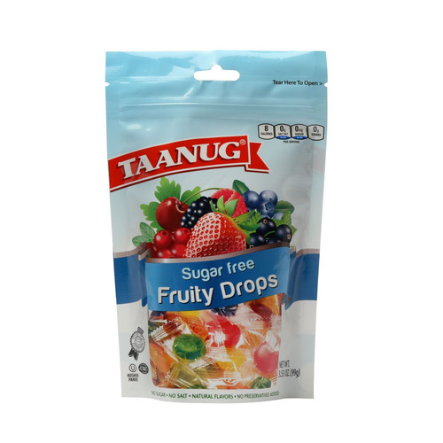 Taanug Mixed Fruit Sugar Free Candy Drops, 3.53 oz