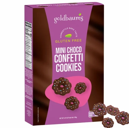 Goldbaums Passover Mini Chocolate Confetti Cookies, Gluten Free, 4.94 oz