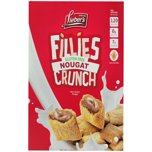 Lieber's Passover Fillies Nougat Crunch, Gluten Free, 6 oz