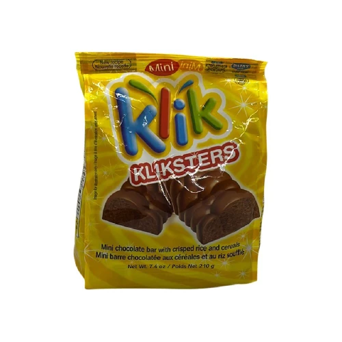 Klik Kliksters Mini Chocolate Bars, 7.4 oz