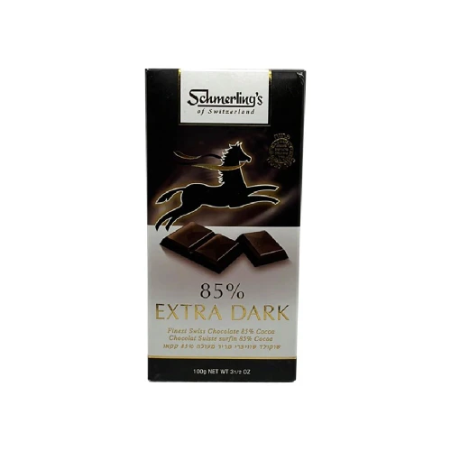 Schmerling's 85% Cocoa Extra Dark Swiss Chocolate, 3.5 oz