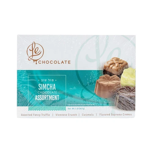 Le Chocolate Simcha Assorted Chocolates, 2 lb